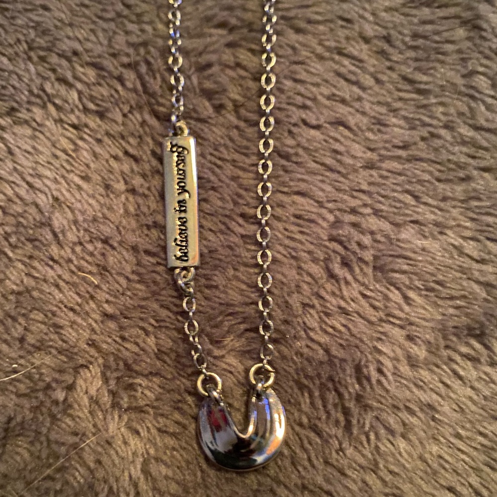 Lia Sophia Fortune Cookie Necklace